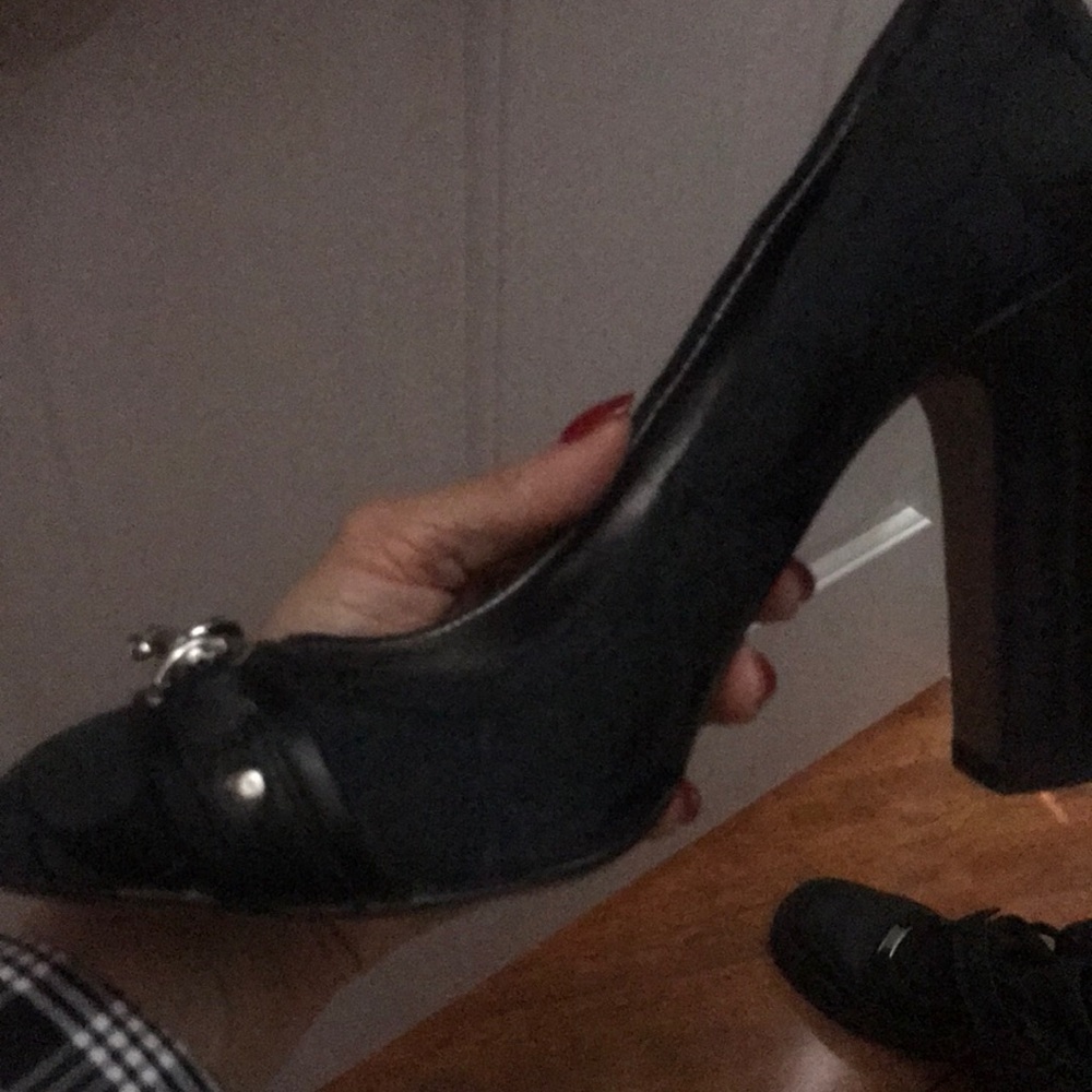 Black coach shoes